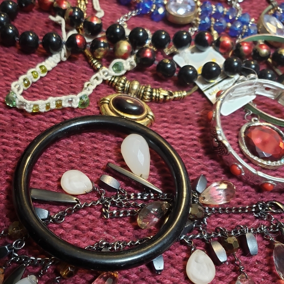 Vintage Estate Jewelry Lot Bling Bling - Picture 3 of 8